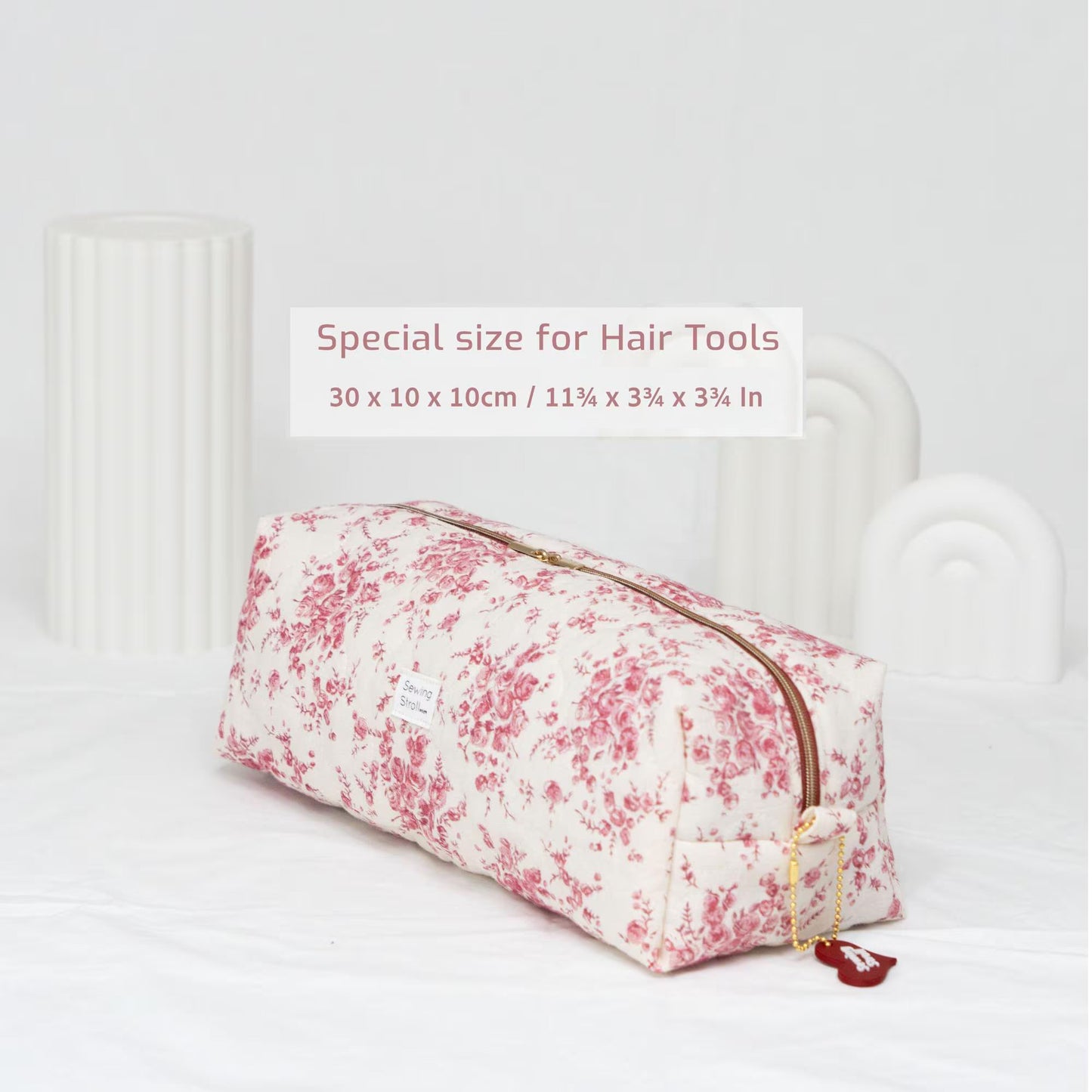 5 sizes Boxy Pouch Sewing Pattern + Sewing instructions + Video Tutorial