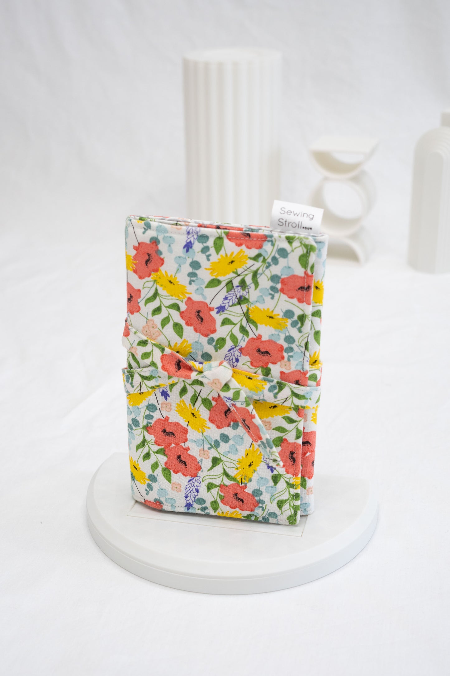 DIY Sewing Passport case Patterns - Roll up Travel Pouch "Elly" PDF Templates with youtube tutorials + Written instructions