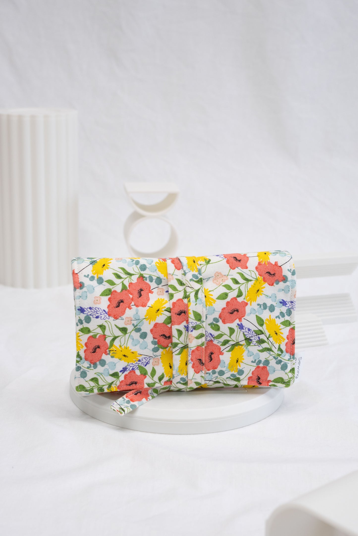 DIY Sewing Passport case Patterns - Roll up Travel Pouch "Elly" PDF Templates with youtube tutorials + Written instructions