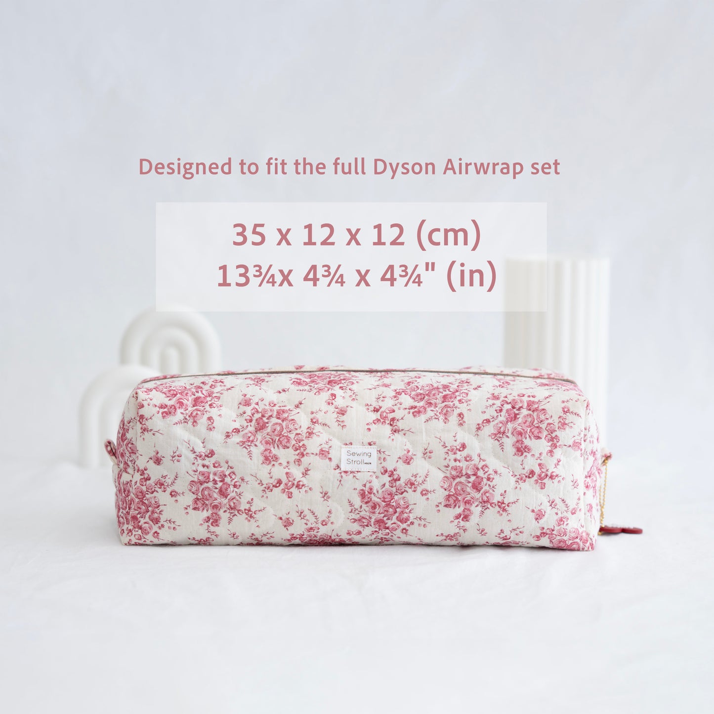 Dyson Hair Tool Bag Sewing Pattern+video tutorial+written instructions | Dyson bag Sewing pattern