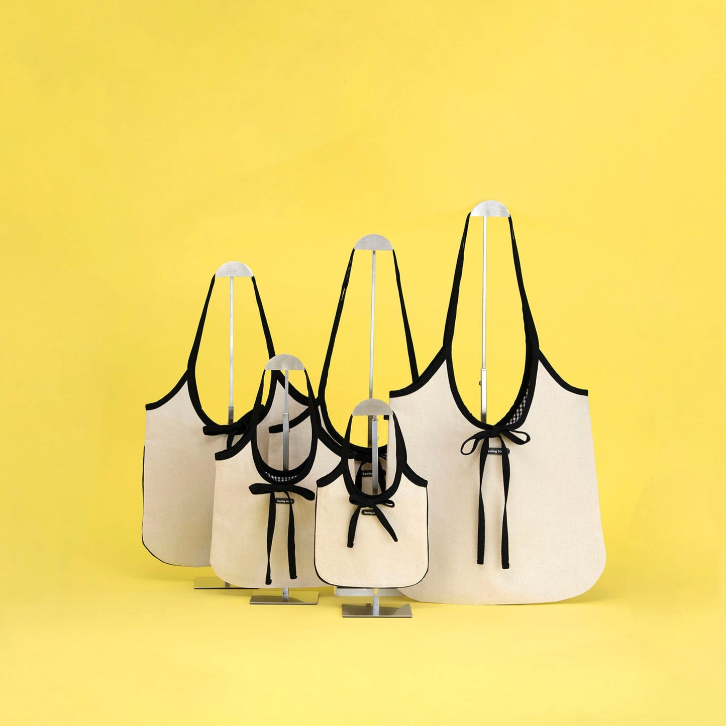 5 sizes Simple Canvas Bag "Clara" PDF Sewing Pattern + Sewing Instructions + 4k video tutorials _Beginner friendly Pattern_Instant Download