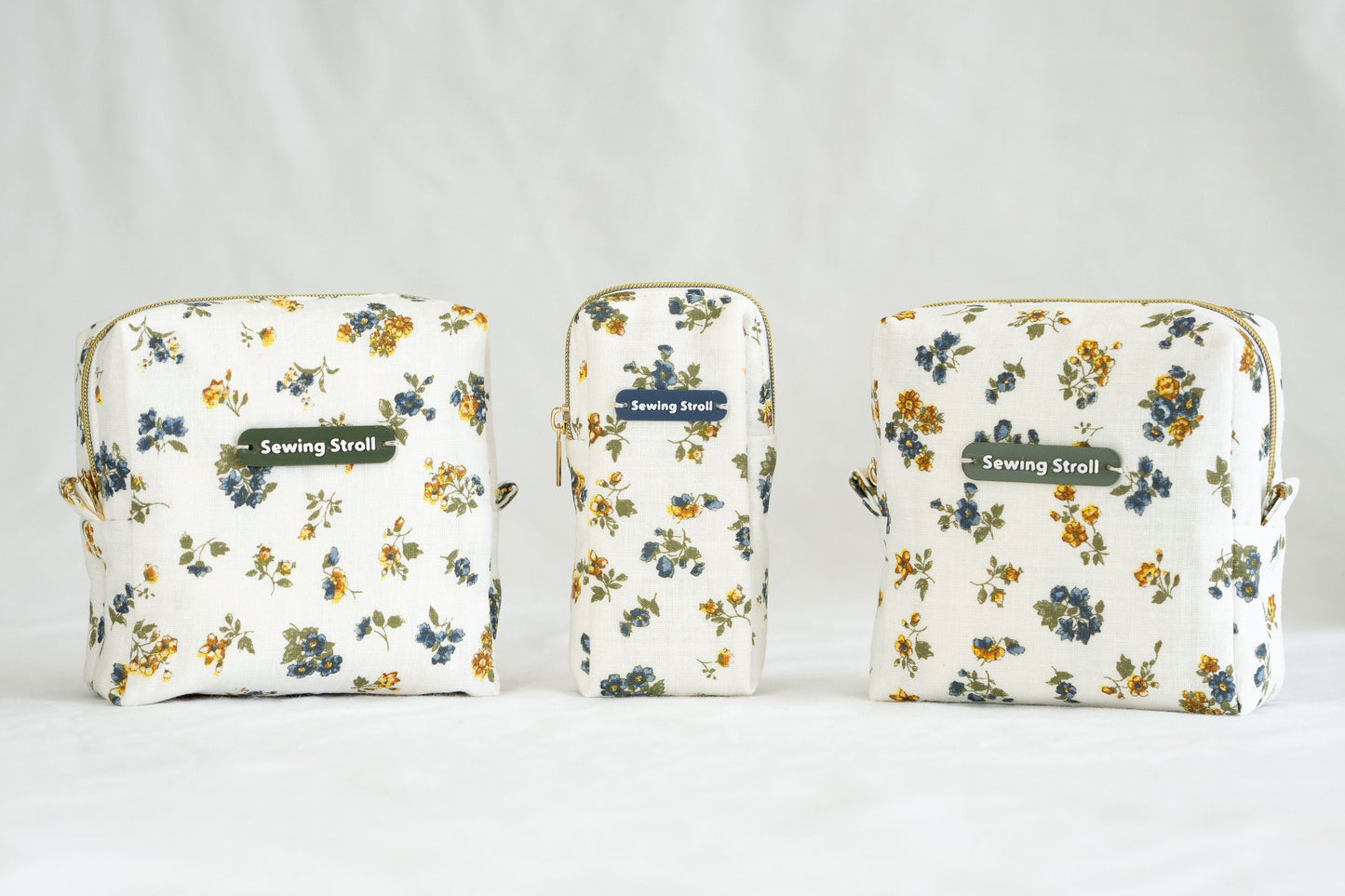 DIY Sewing Pouch for Beginners "Irene" Tampon pouch 2 sizes PDF Pattern Templates & 4K video tutorial