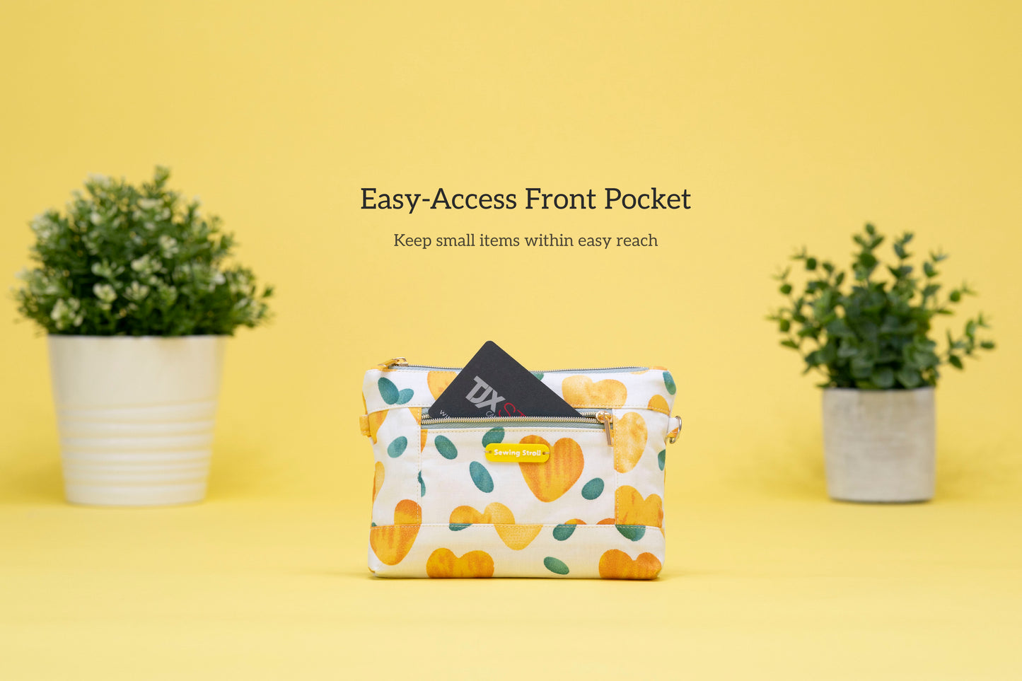 DIY Sewing Pattern PIA Pouch  PDF Sewing Pattern with  Video Tutorials  3 Sizes Included