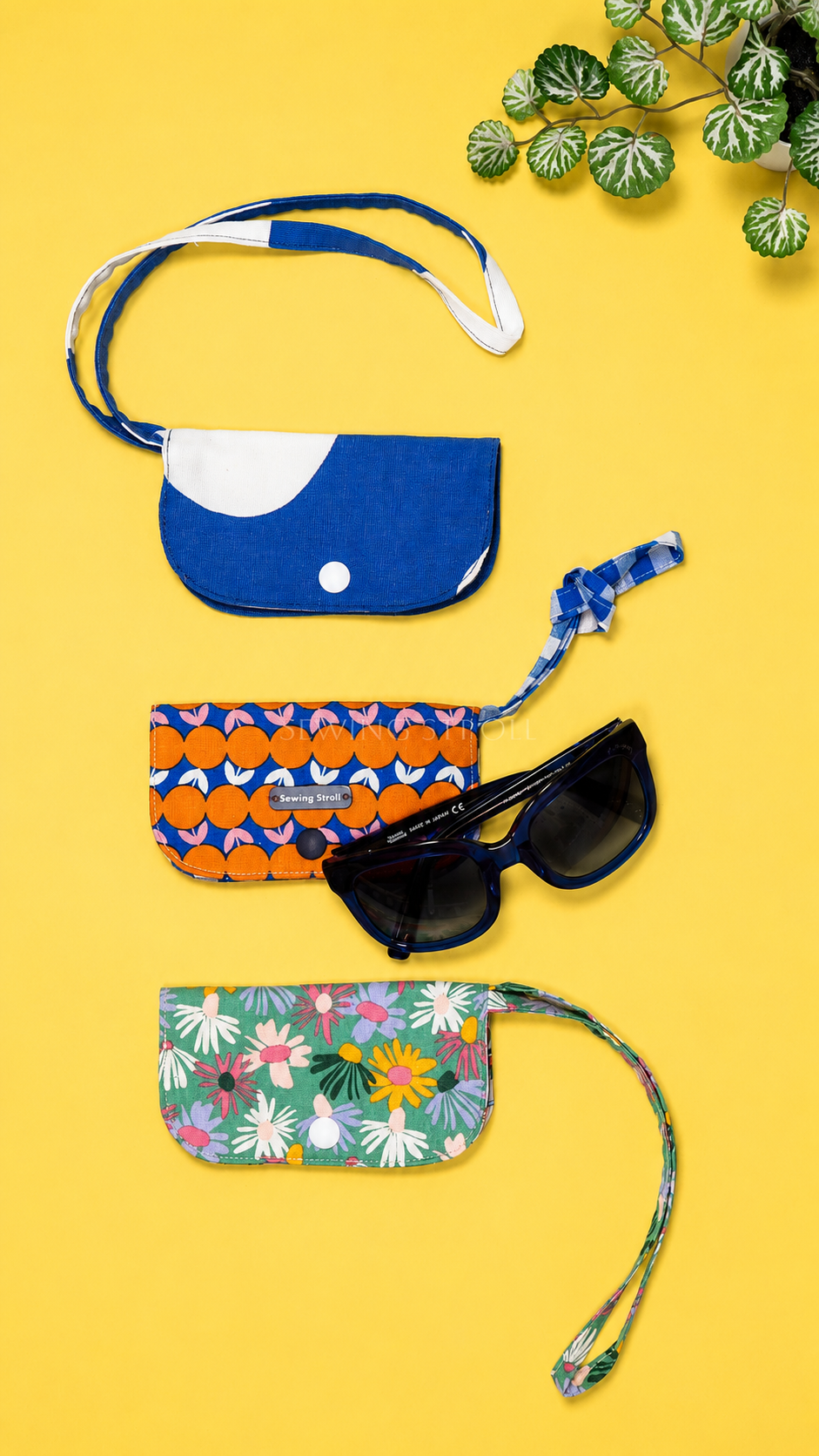 Weekend Scarp Project Sunny Case :  2 Sizes, Beginner Sewing Pattern