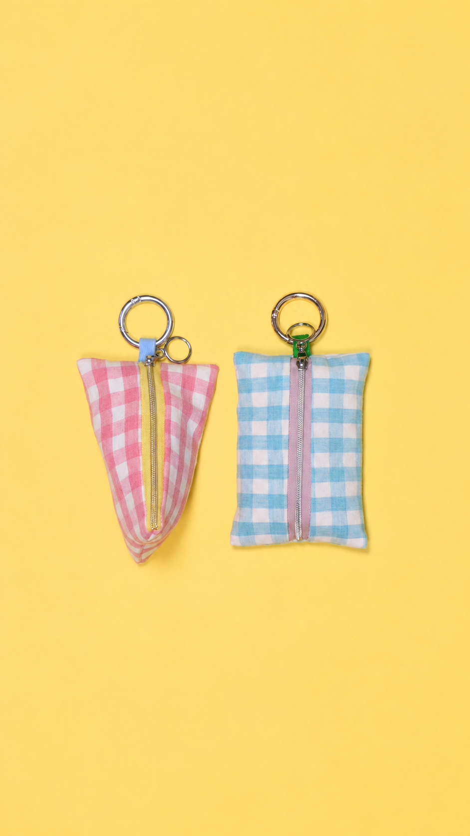 Weekend Scrap Project #1 Keyring Pouch Nori : Simple Sewing Project zip pouch