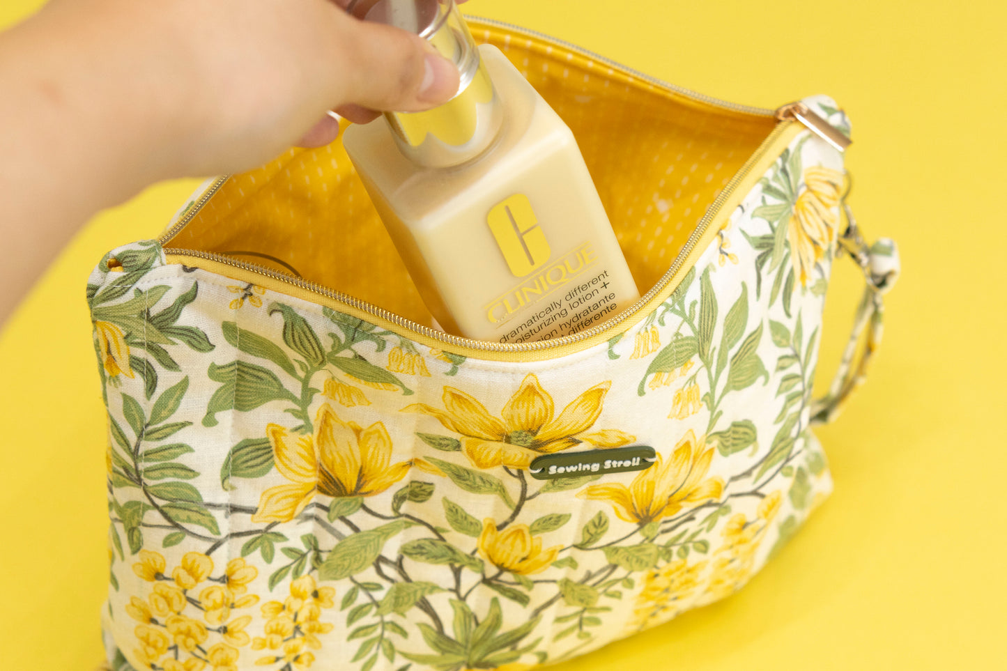 5 Sizes Classic Zippered Pouch Sewing Pattern + Instructions