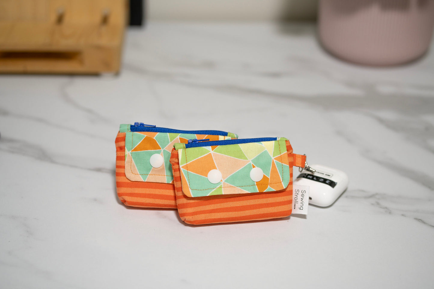 DIY Mini Wallet "Cassie" Sewing pattern PDF Templates with YouTube tutorial