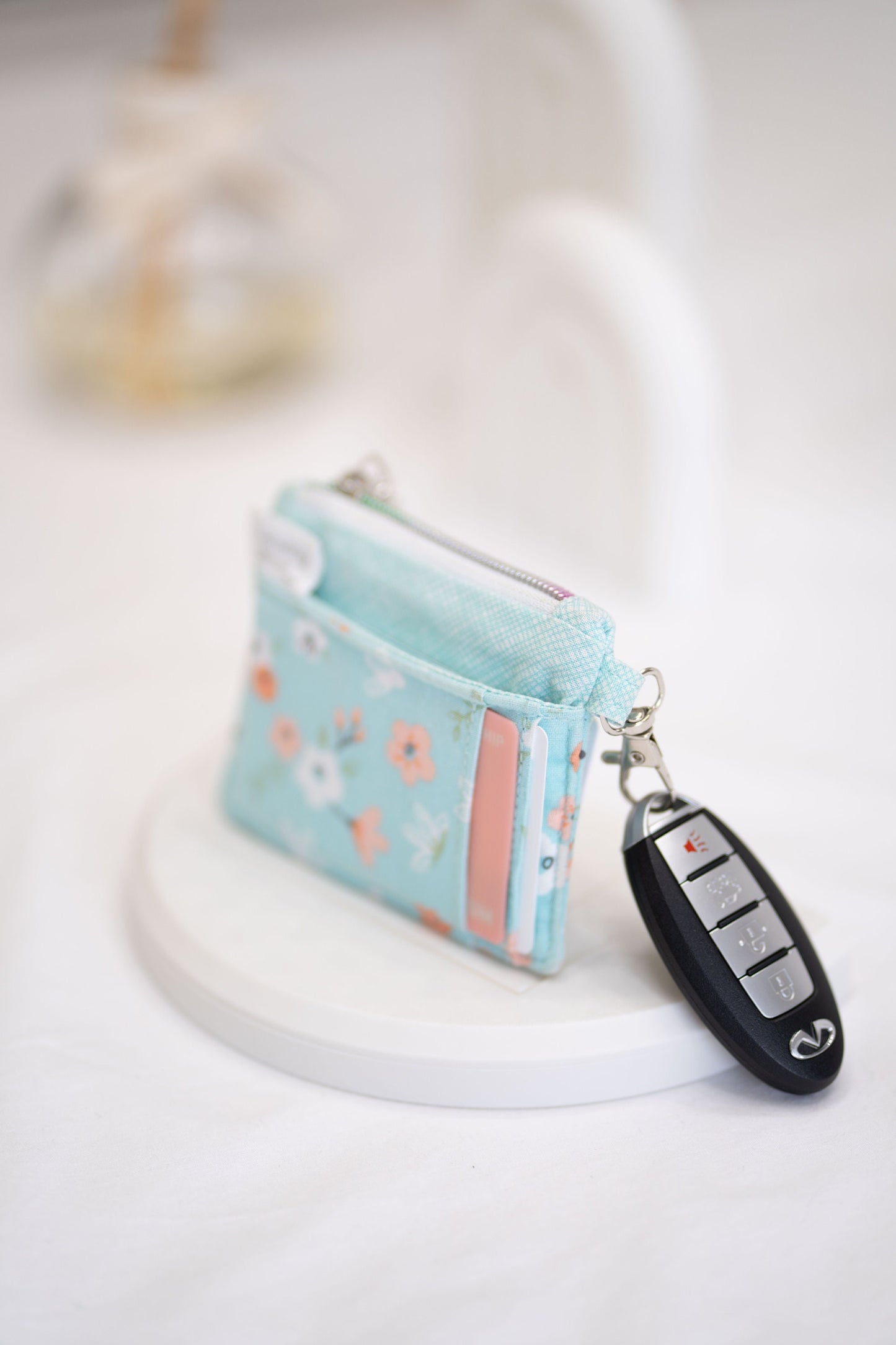 DIY Cute card case sewing templates patterns with YouTube tutorial + written instructions