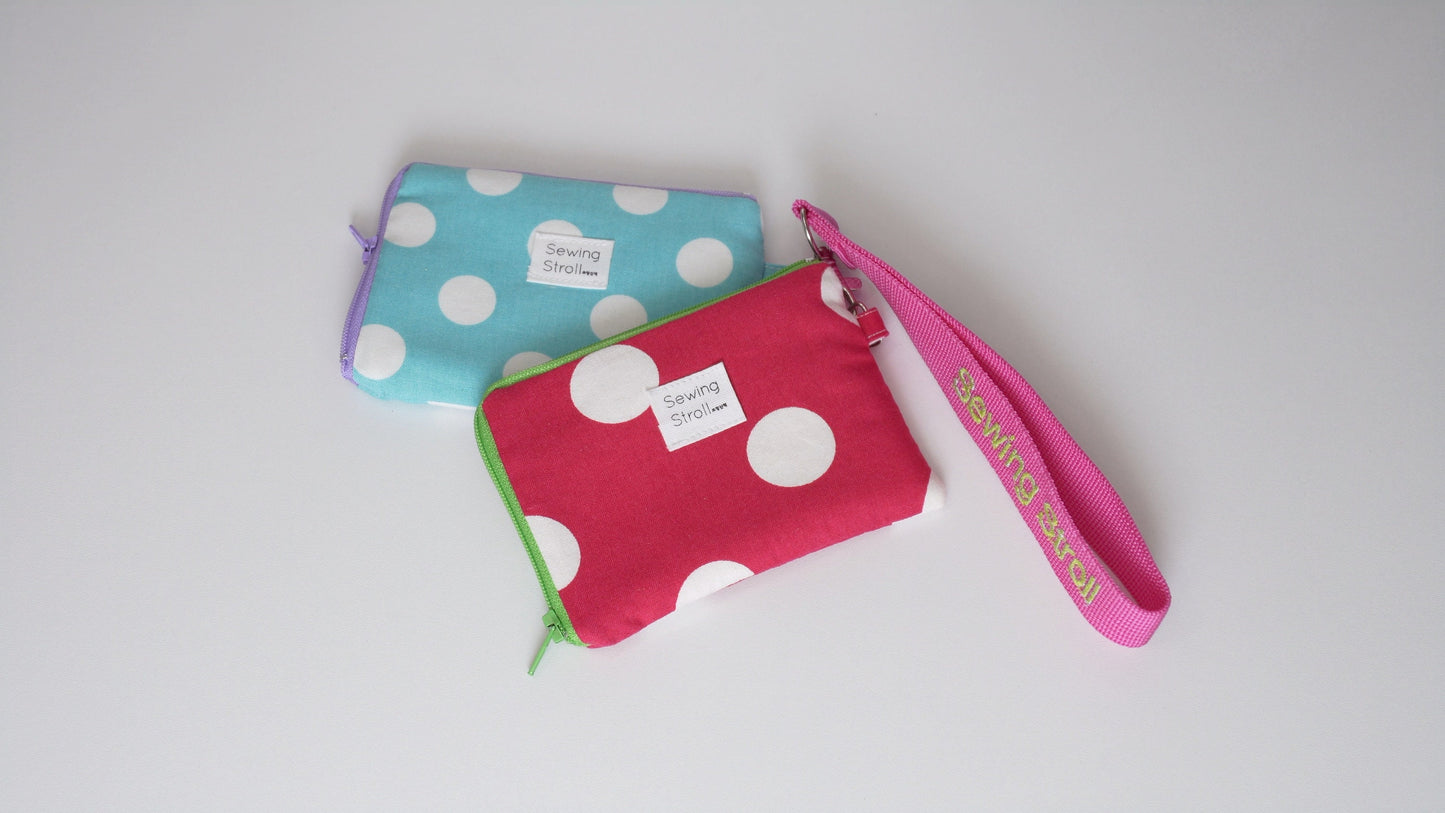 DIY Mini Wallet "Zoe"  PDF sewing template pattern with Youtube tutorial