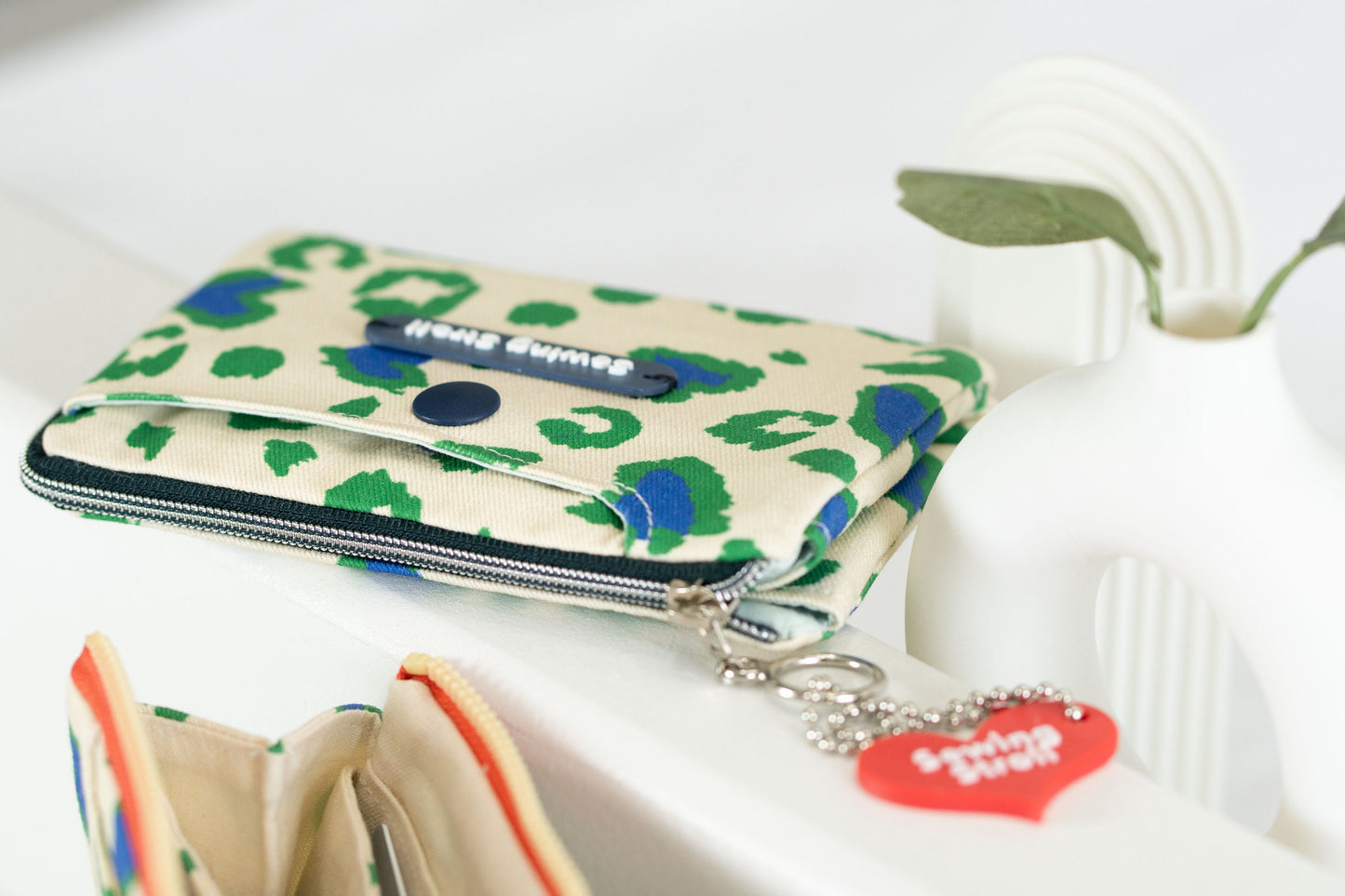 DIY Mini Wallet "Jean" Sewing PDF Pattern template + Bonus Size pattern included!