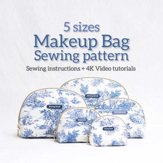 5 size Taco Pouch pattern + sewing instructions